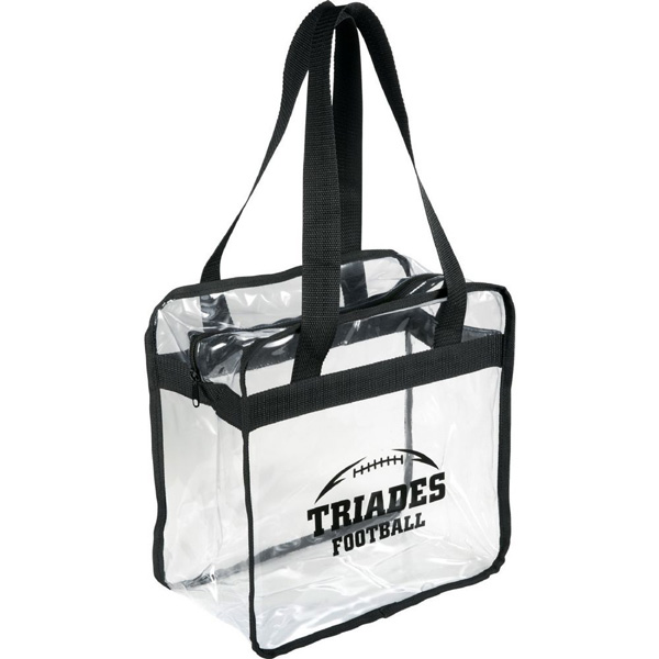 Game Day Clear Zippered Safety Tote image3